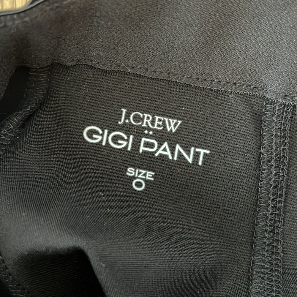 J. Crew Factory Black Gigi Pant Size 0 - Picture 7 of 7